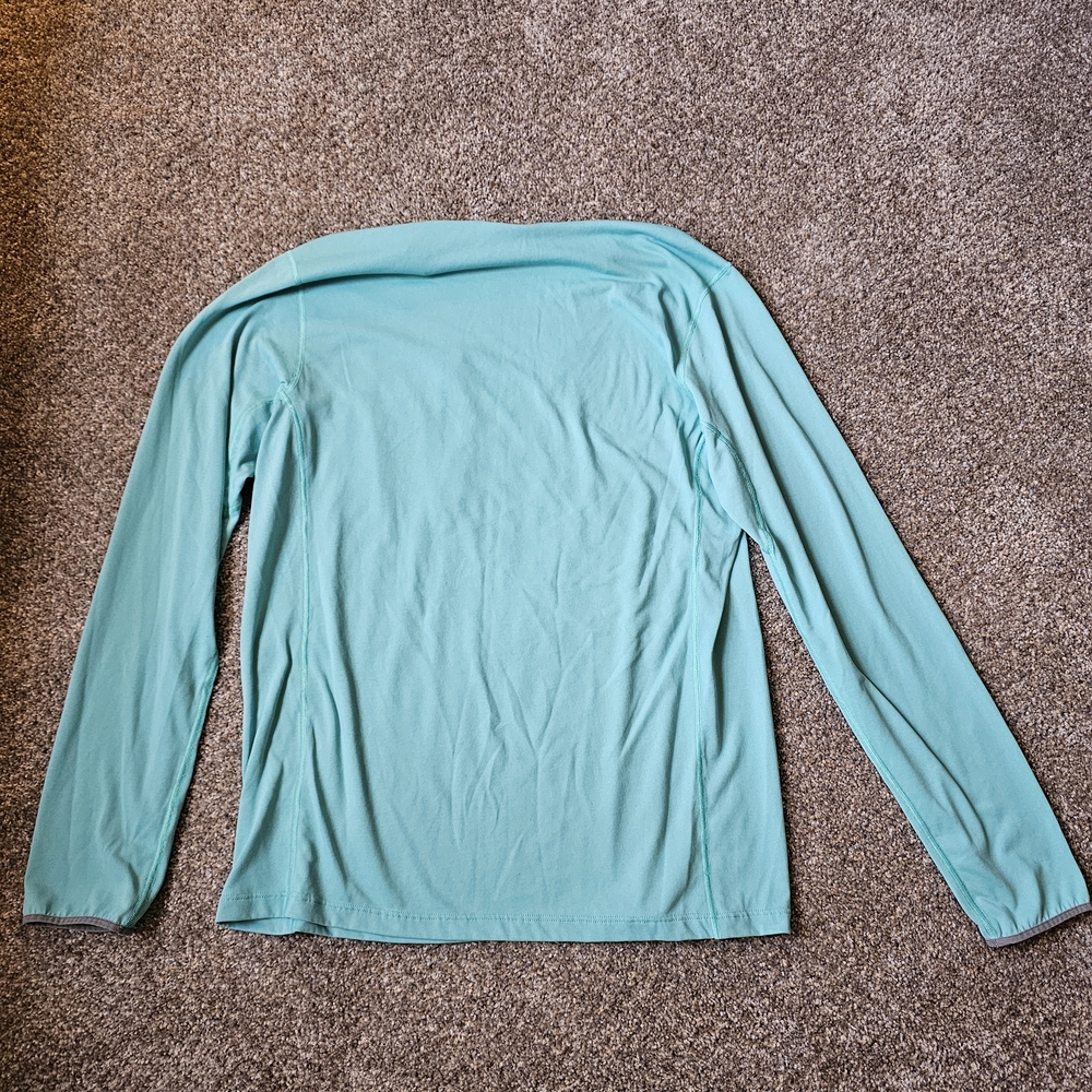 Patagonia Men's Teal Long Sleeve Shirt - Picture 2 of 5